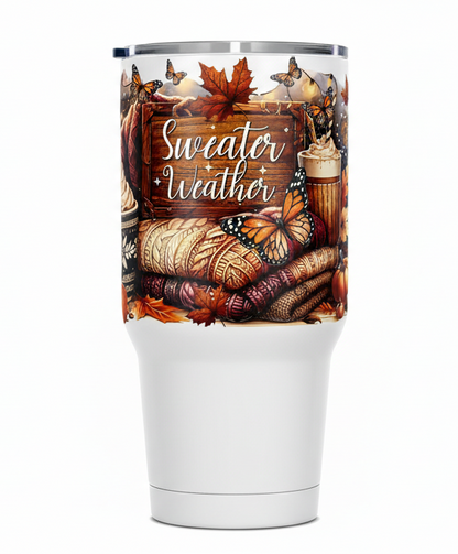 Sweater Weather - UVDTF Wrap for cups/hard surfaces sticker