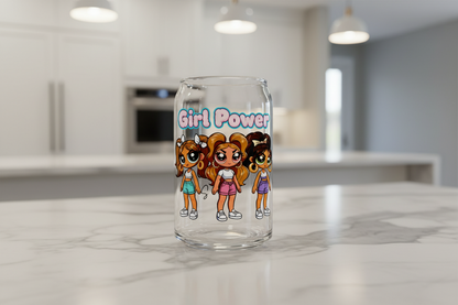 Puff Girl Power  - UVDTF Decal for cups/hard surfaces sticker