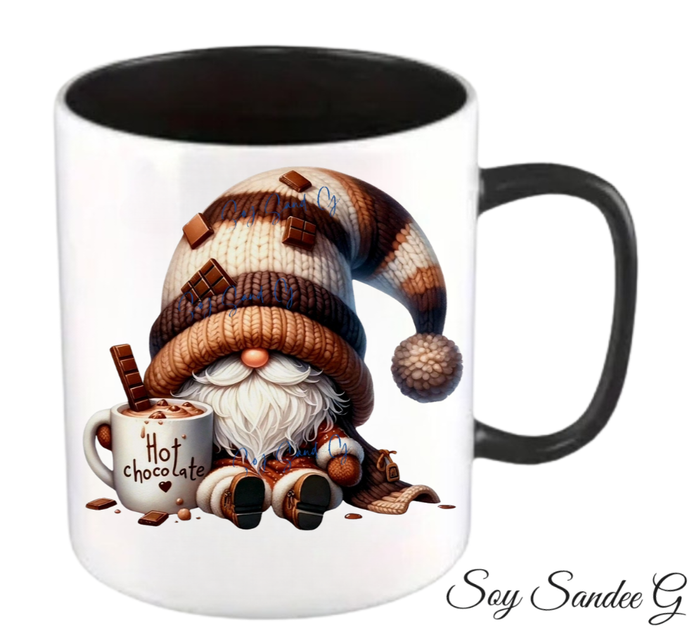 Hot Chocolate Mug Gnome - UVDTF Decal for cups/hard surfaces sticker