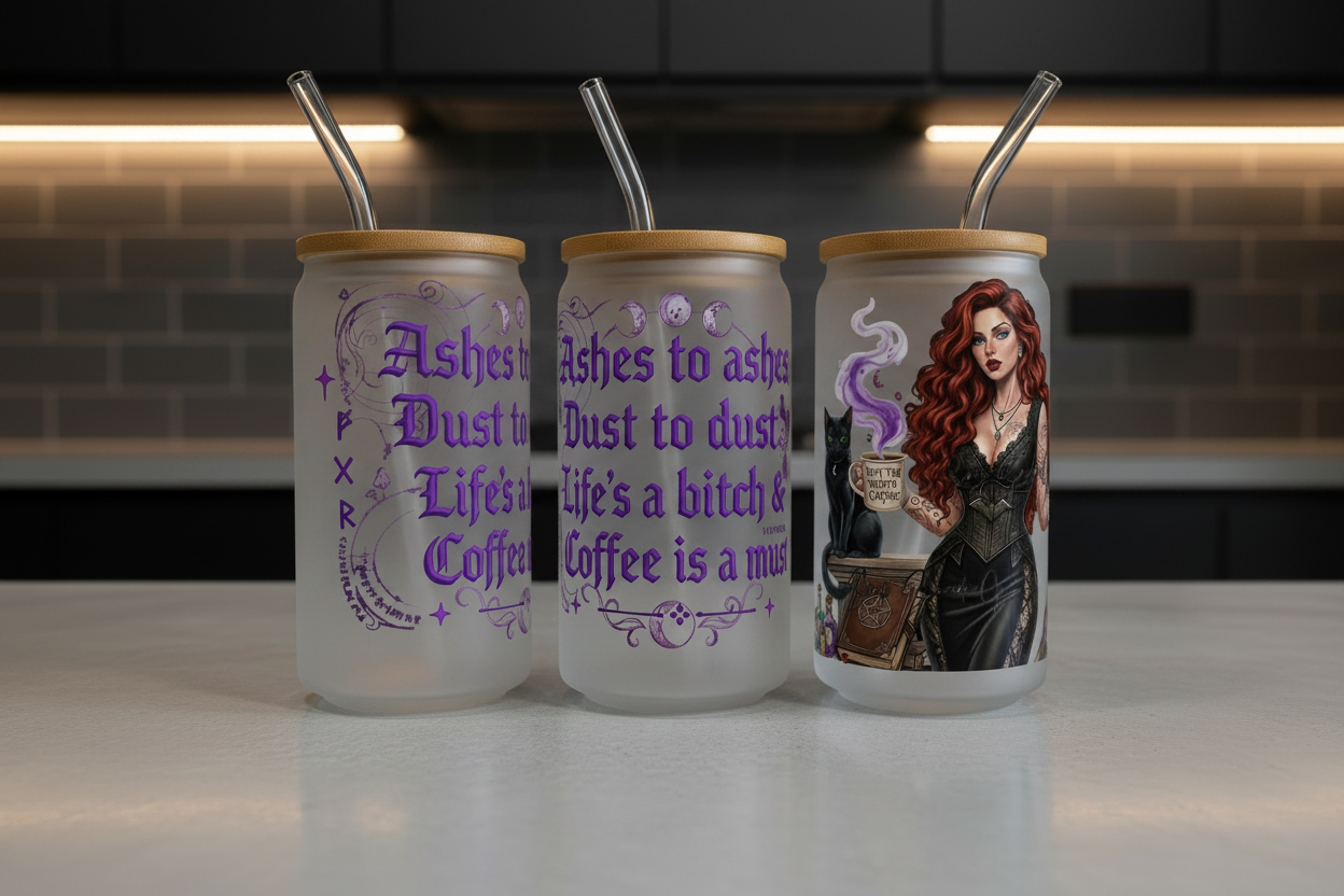 Ashes to Ashes - UVDTF wrap for cups/hard surfaces sticker