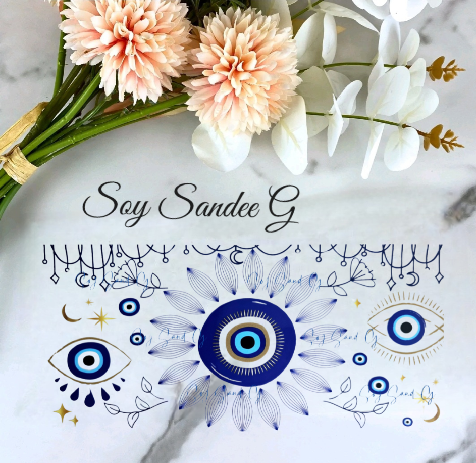 Blue Eyed Dreamcathcher - UVDTF Wrap for cups/hard surfaces sticker