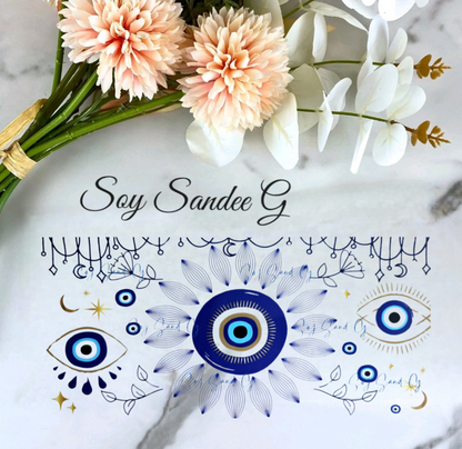 Blue Eyed Dreamcathcher - UVDTF Wrap for cups/hard surfaces sticker