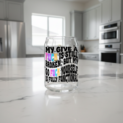 My Give a F - UVDTF Decal for cups/hard surfaces sticker