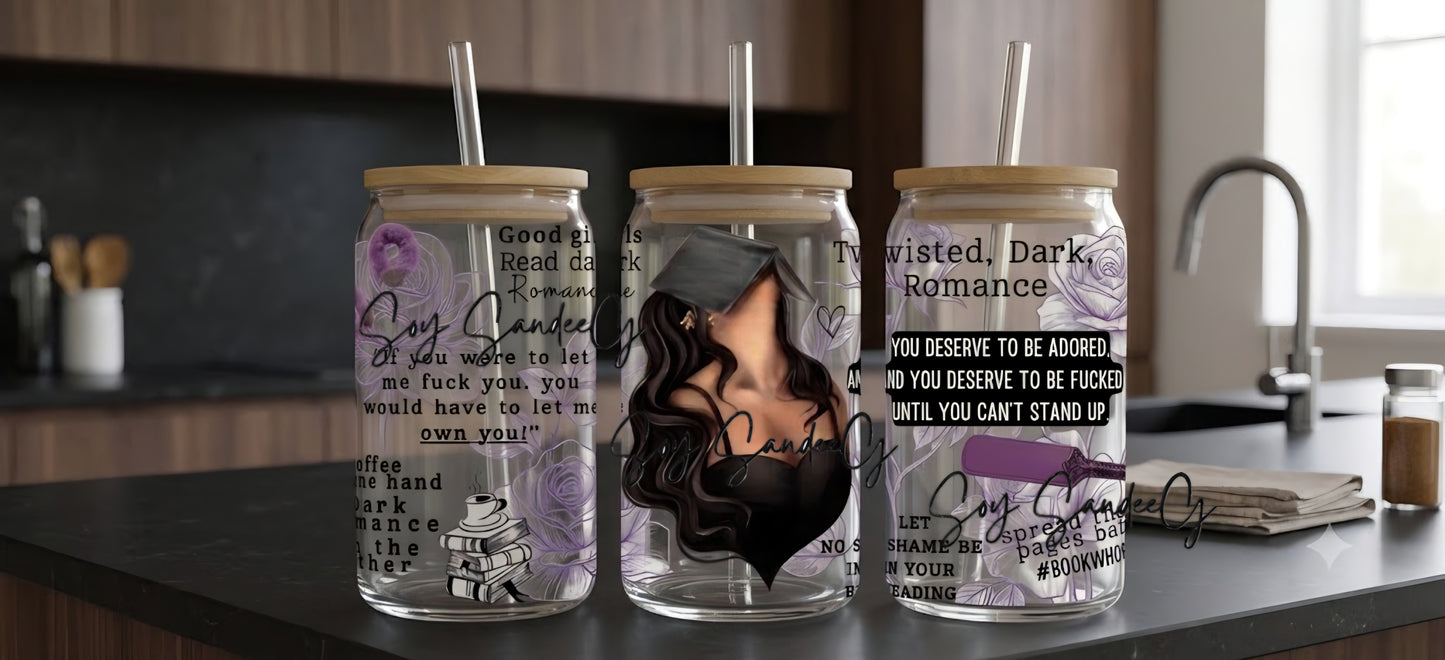 Good Girls Read Dark Romance - UVDTF Wrap for cups/hard surfaces sticker