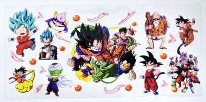 Envoltura UVDTF de Dragonball &amp; Friends