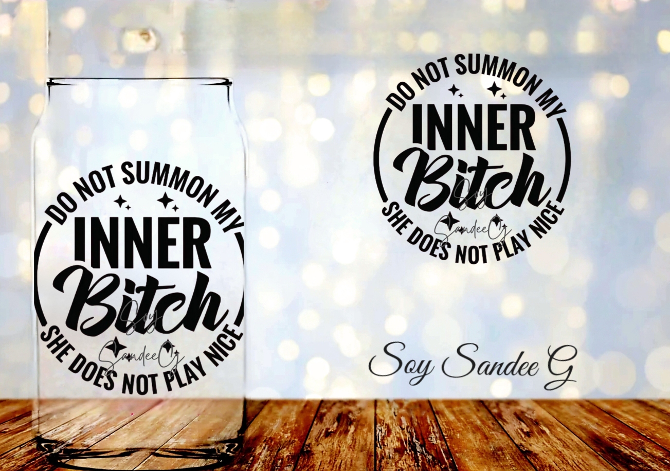 Inner Bitch - UVDTF Decal for cups/hard surfaces sticker