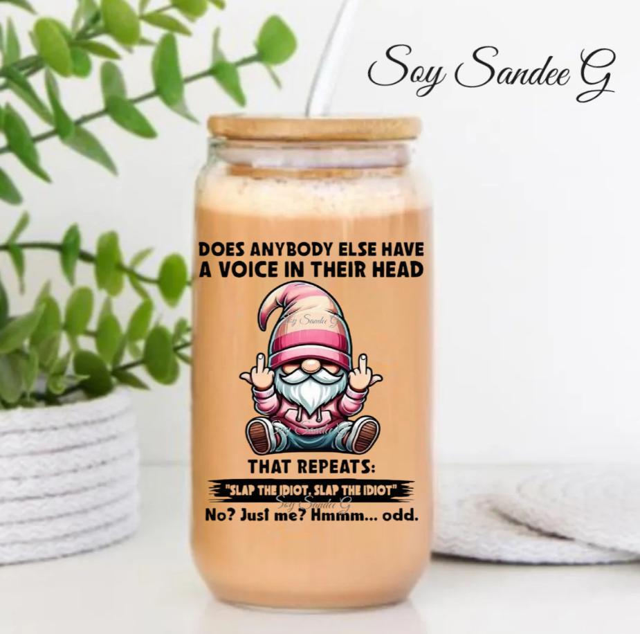 Does Anybody Else have a Voice - UVDTF Decal for cups/hard surfaces sticker