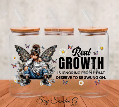 Real Growth - UVDTF Wrap for cups/hard surfaces sticker