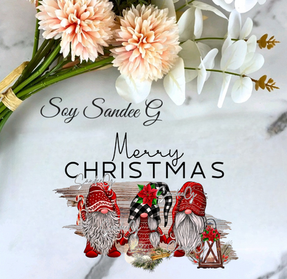 Merry Christmas Gnomes - UVDTF Decal for cups/hard surfaces sticker