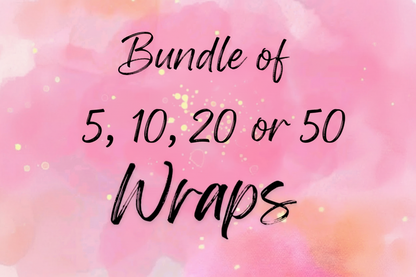 Bundle Pack of UVDTF wrap or decals for cups/hard surfaces sticker