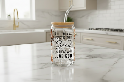 All Things Work Together for Good - UVDTF Wrap for cups/hard surfaces sticker