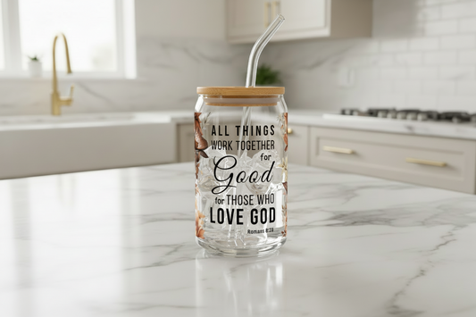 All Things Work Together for Good - UVDTF Wrap for cups/hard surfaces sticker