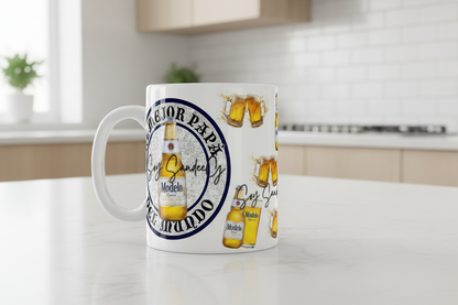 Papá Modelo - UVDTF Wrap for cups/hard surfaces sticker