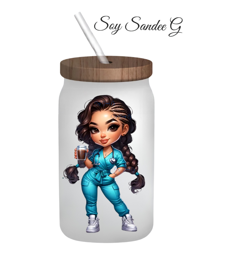 Pretty Nurse #1 - UVDTF Decal for cups/hard surfaces sticker