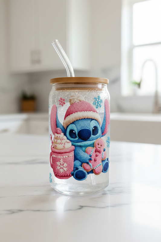 Embroidered Stitch - UVDTF Decal for cups/hard surfaces sticker
