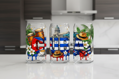 Cuba #2 - UVDTF Wrap for cups/hard surfaces sticker