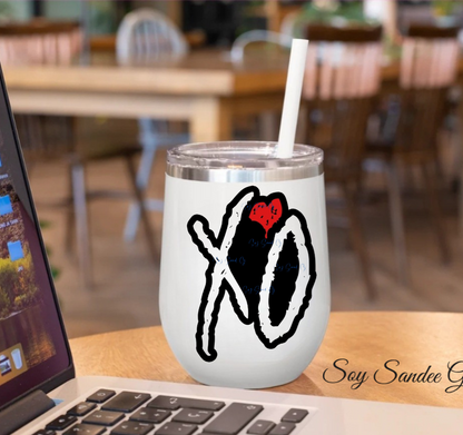 XO Hugs & Kisses - UVDTF Decal for cups/hard surfaces