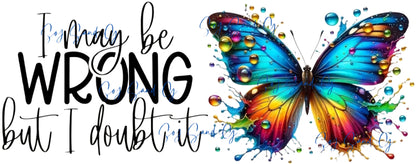 Puede que me equivoque, pero lo dudo - UVDTF Wrap