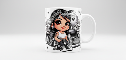 Lowrider Cutie - UVDTF Wrap for cups/hard surfaces sticker