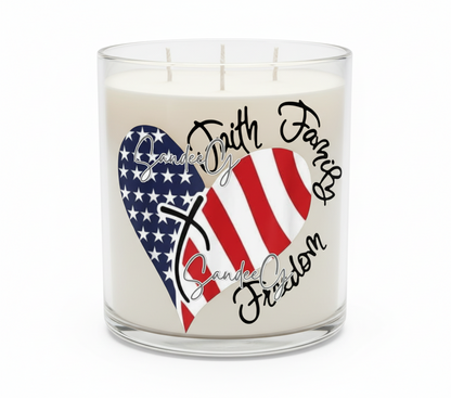 Faith, Family, Freedom Heart - UVDTF Decal for cups/hard surfaces sticker