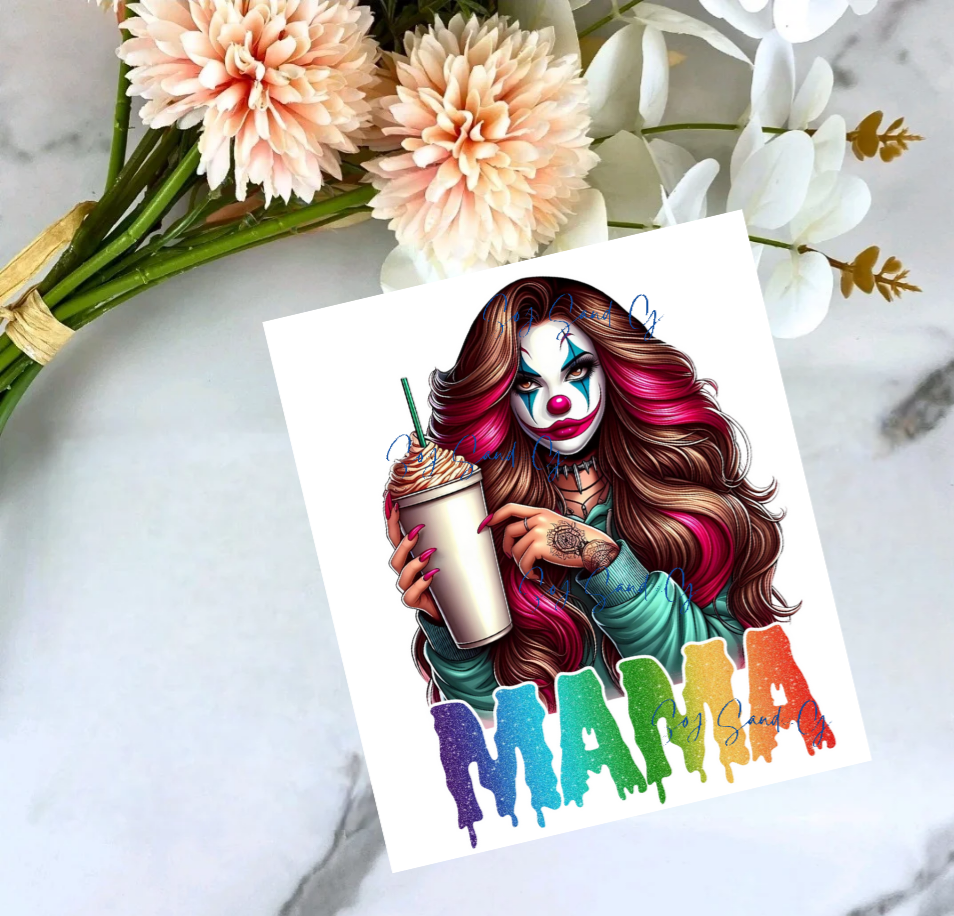 Killer Rainbow Mama - UVDTF Decal for 16oz Cup/Hard Surfaces