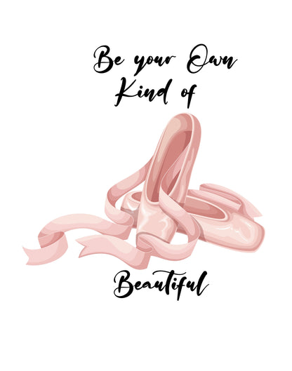 Be your own kind of beautiful - Small UVDTF Decal for cups/hard surfaces sticker
