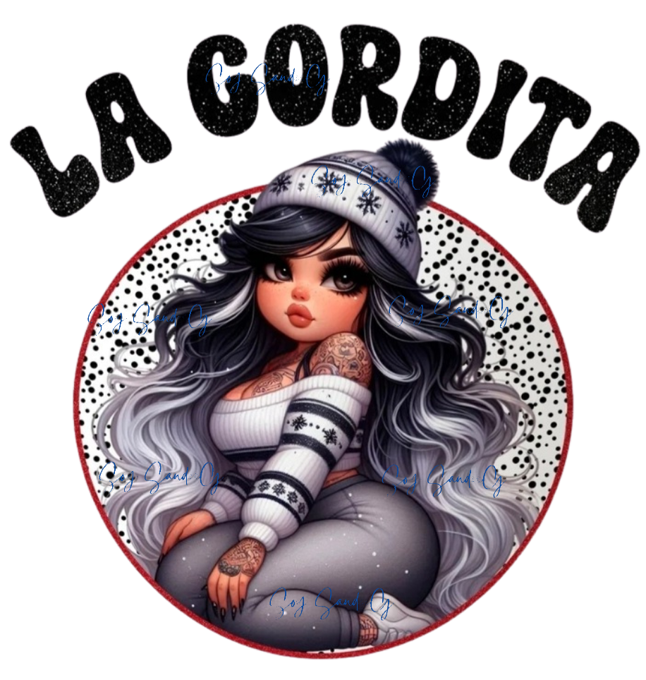 La Gordita - UVDTF Decal for cups/hard surfaces sticker