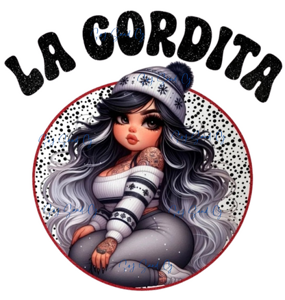La Gordita - UVDTF Decal for cups/hard surfaces sticker