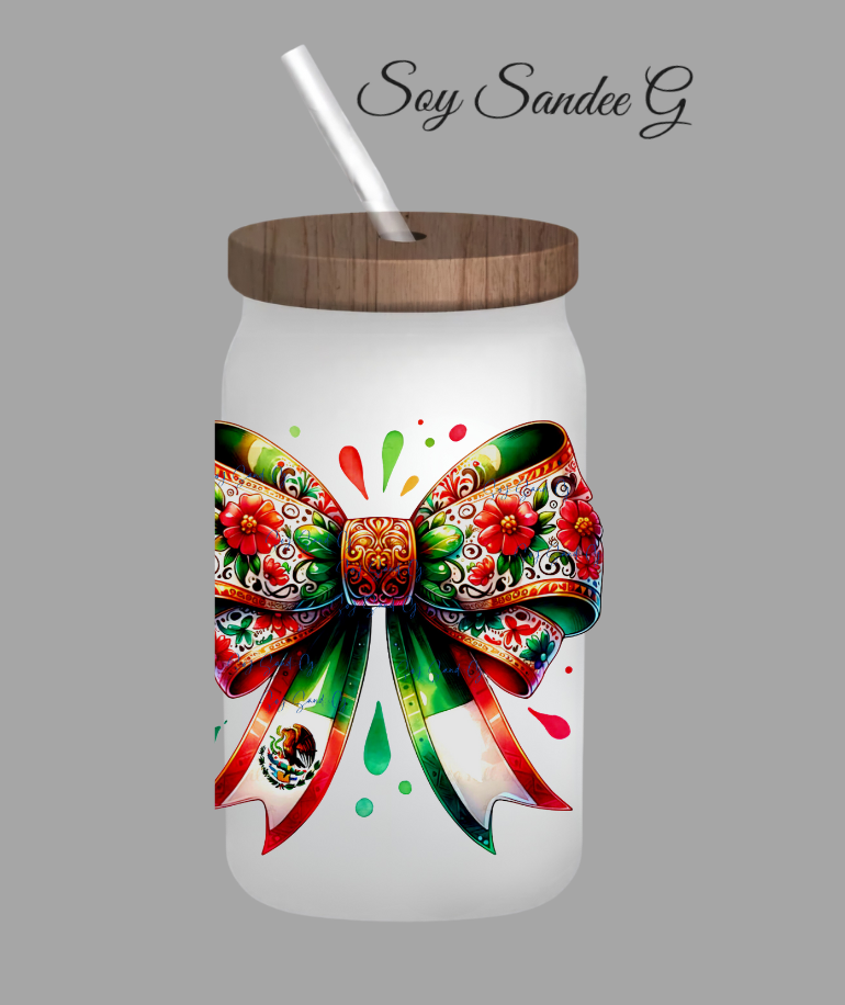 Mexican Coquette Bow #2 - UVDTF Decal for cups/hard surfaces