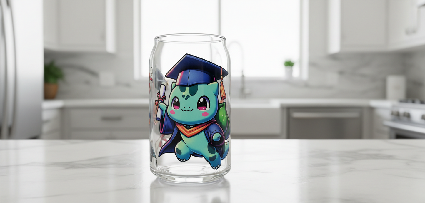 Cute Monster Grad - UVDTF wrap for cups/hard surfaces sticker