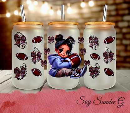 Football Cutie - UVDTF Wrap for cups/hard surfaces sticker