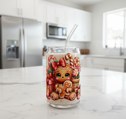 Gingerbread Girl - UVDTF Decal for cups/hard surfaces sticker