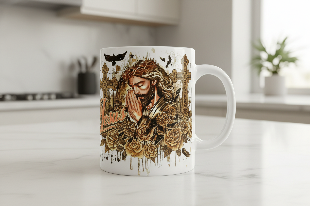 Jesus - UVDTF Decal for cups/hard surfaces sticker