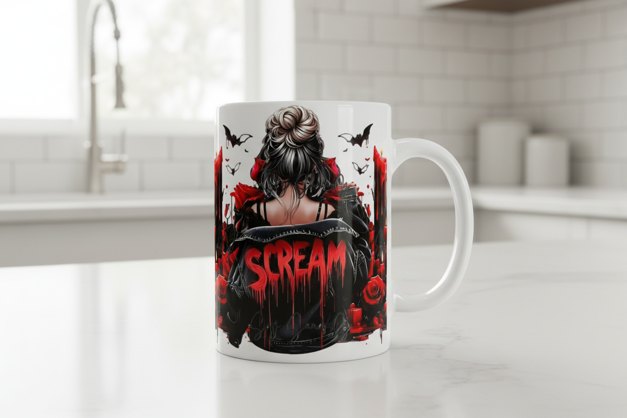 Scream - UVDTF Wrap for cups/hard surfaces sticker
