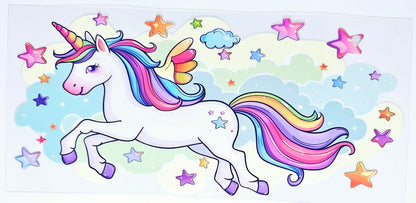 Unicorn - UVDTF Wrap for cups/hard surfaces sticker