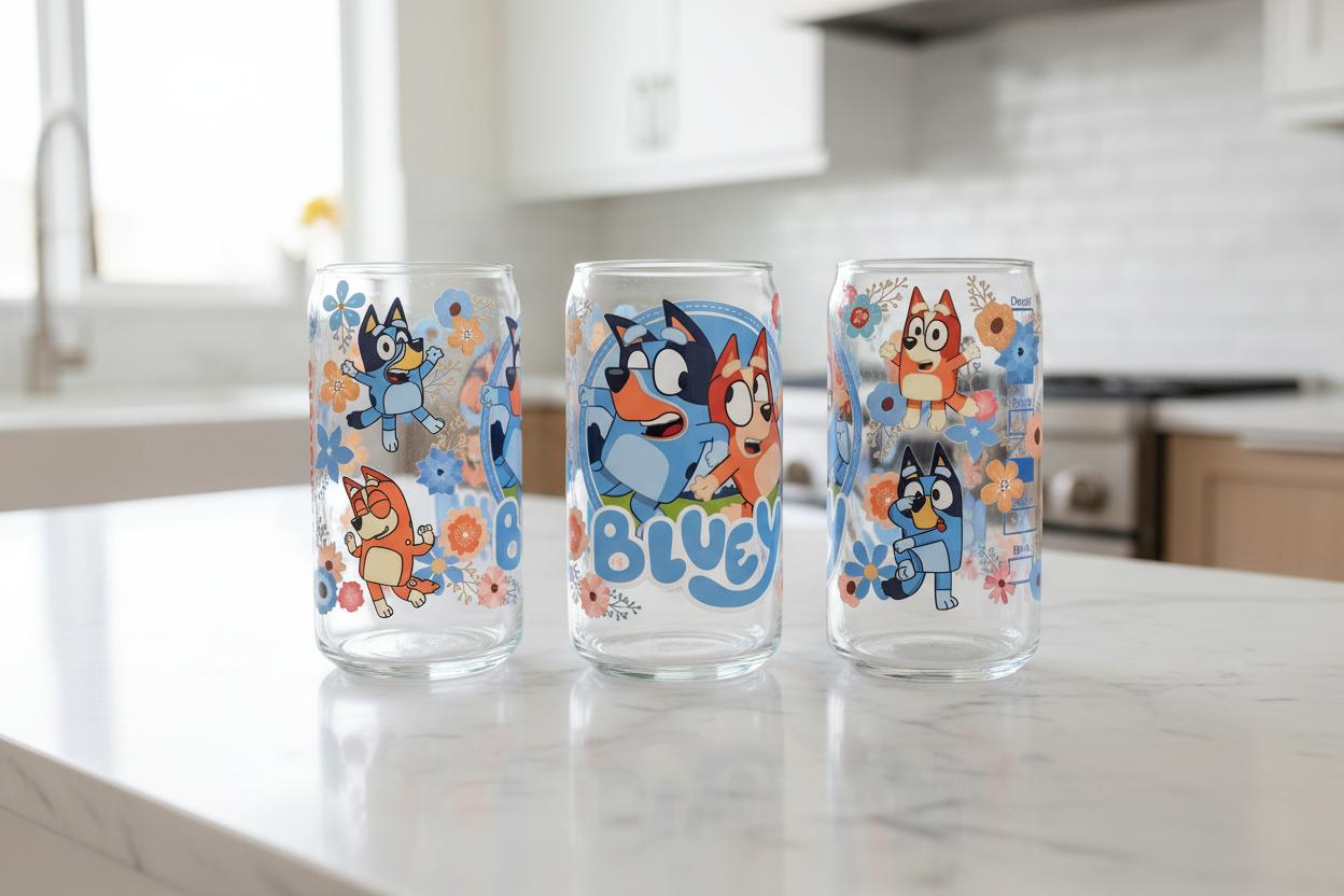 Bluey Starbucks - UVDTF Wrap for cups/hard surfaces sticker