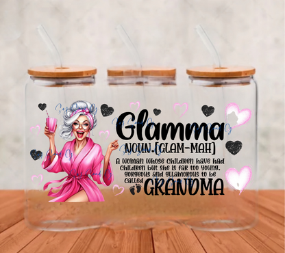 Glamma #3 - UVDTF Wrap for 16oz Cup/Hard Surfaces