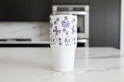 Envoltura UVDTF de pociones y calaveras