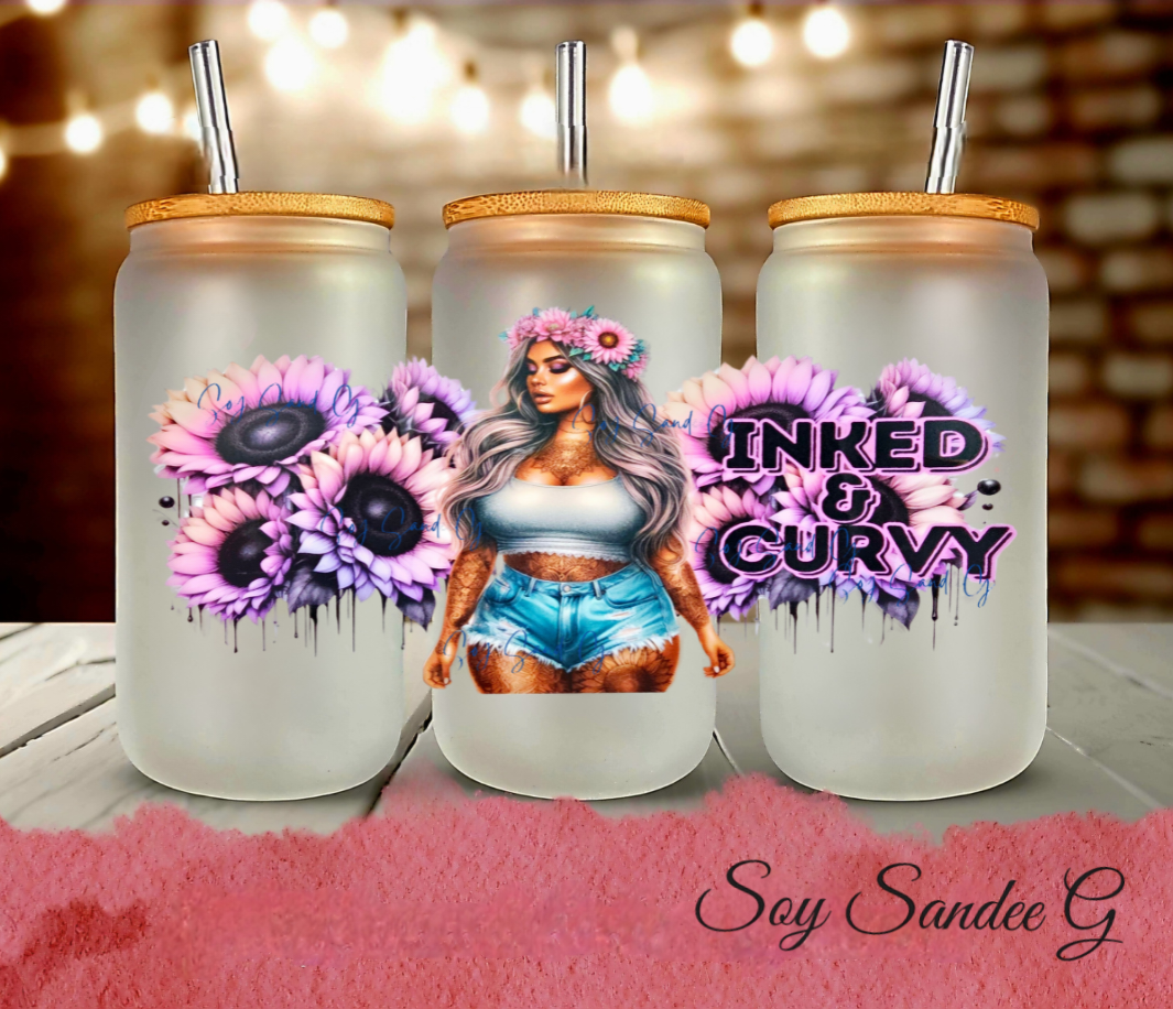 Inked & Curvy - UVDTF Wrap for cups/ hard surfaces sticker