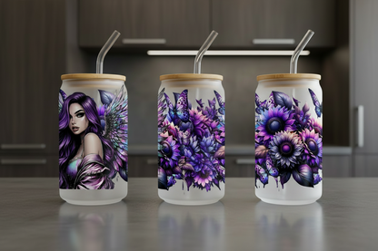 Purple Angel - UVDTF Wrap for cups/hard surfaces sticker