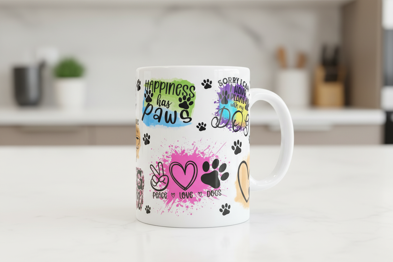 Dog Quotes - UVDTF Wrap for cups/hard surfaces sticker
