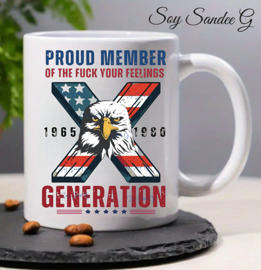 Patriotic GenX - UVDTF Decal for cups/hard surfaces sticker