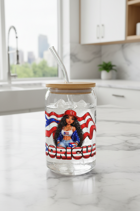 NY Boricua - UVDTF Wrap for cups/hard surfaces sticker