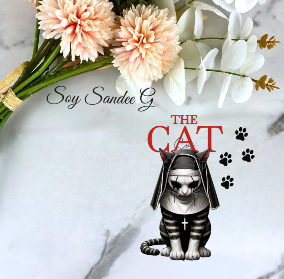 The Nun Cat - UVDTF Decal for cups/hard surfaces sticker