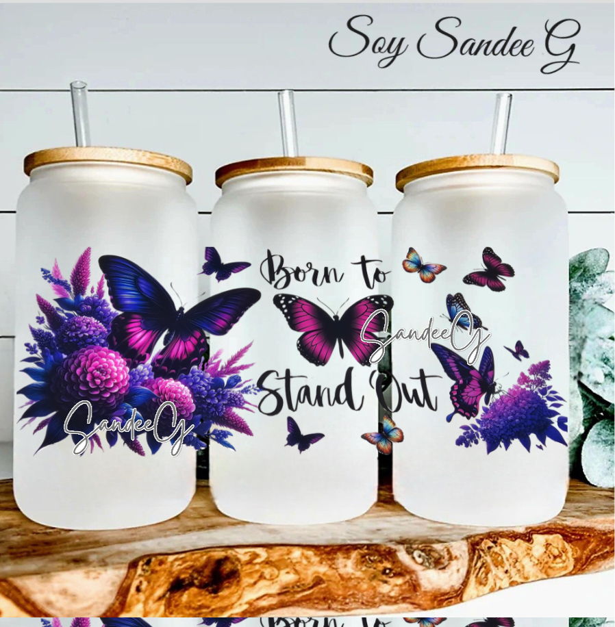 Born To Stand Out - UVDTF Wrap for cups/hard surfaces sticker