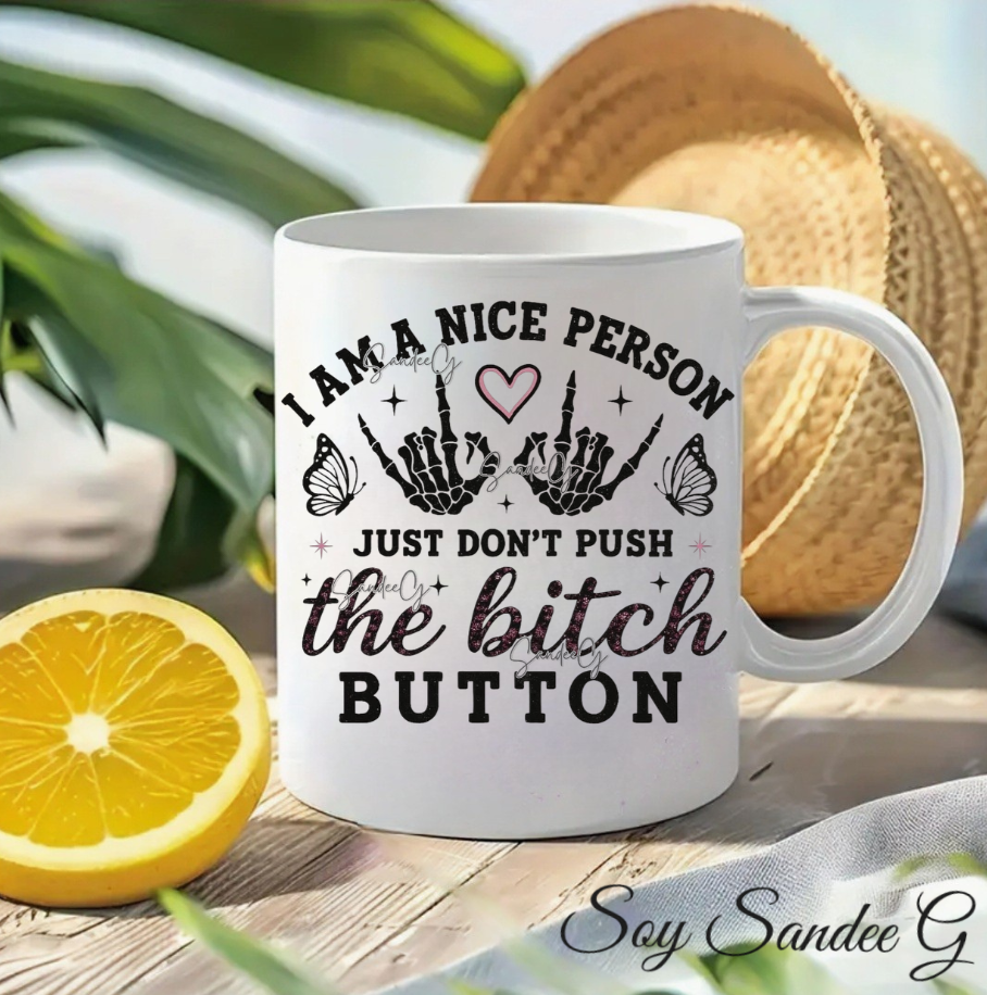 I Am A Nice Person - UVDTF Decal for cups/hard surfaces sticker