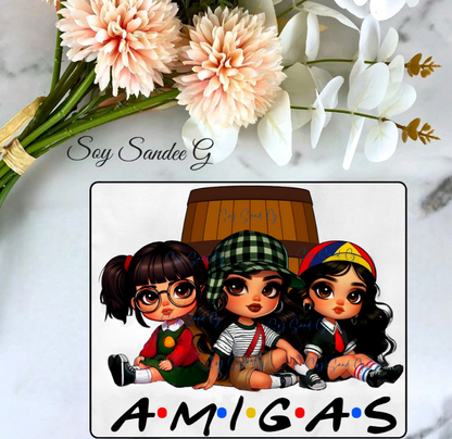 Amigas (Friends) - UVDTF  Decal for cups/hard surfaces