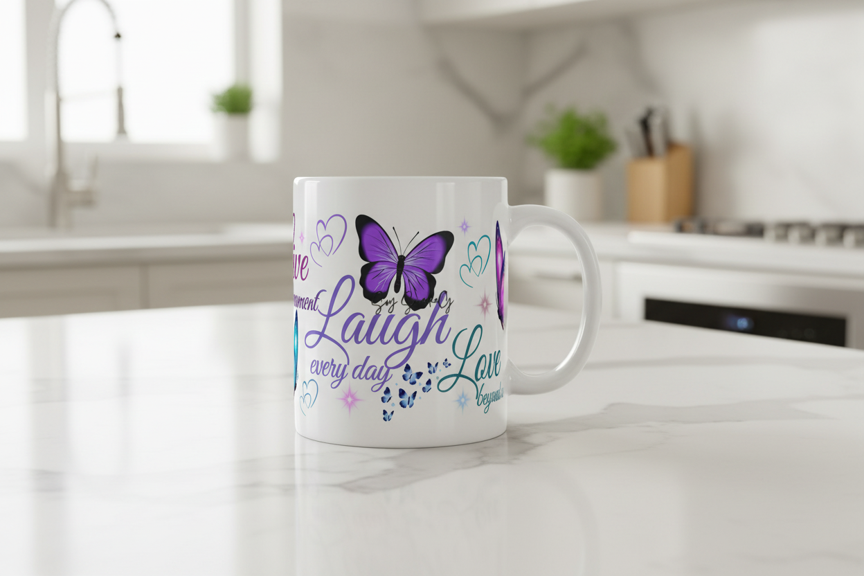 Live Laugh Love - UVDTF Wrap for cups/hard surfaces sticker