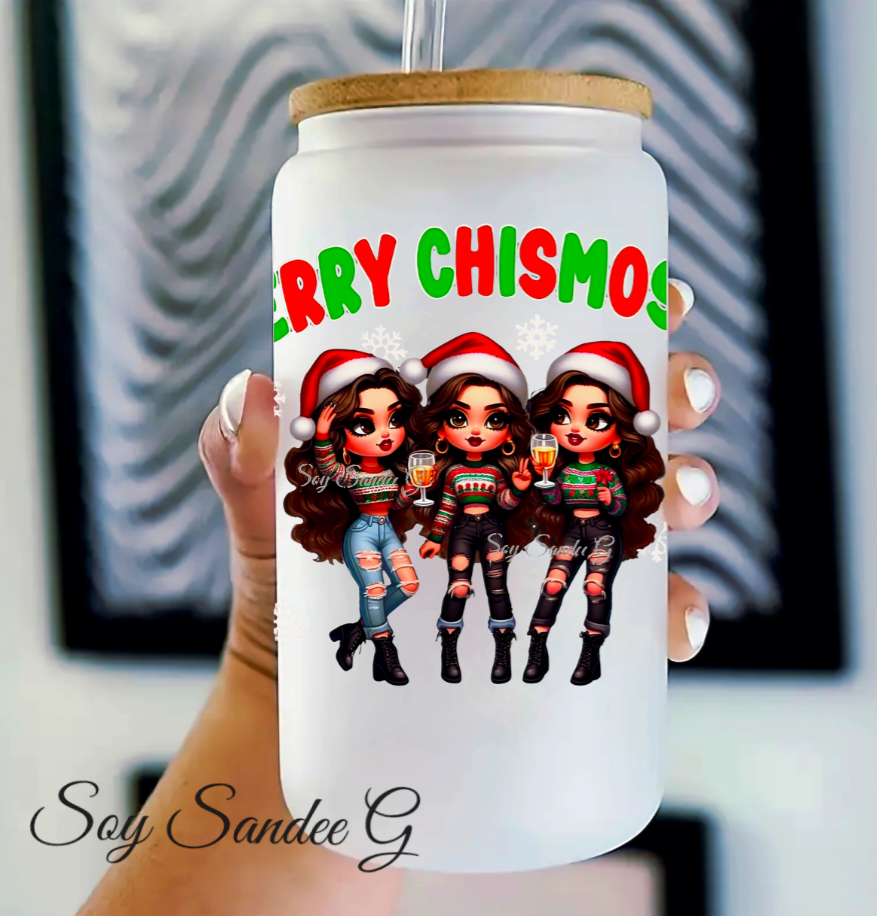 Merry Chismosas (Merry Gossips) - UVDTF Decal for cups/hard surfaces sticker