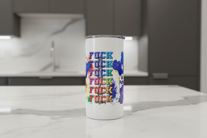 Get F*cked Naughty Bear - UVDTF wrap for cups/hard surfaces sticker